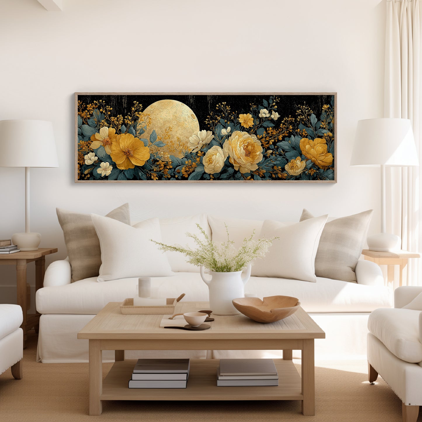 Moonlit Garden in Gold