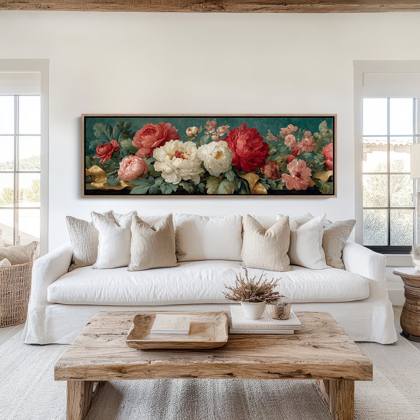 Elegant Peony Floral Still Life
