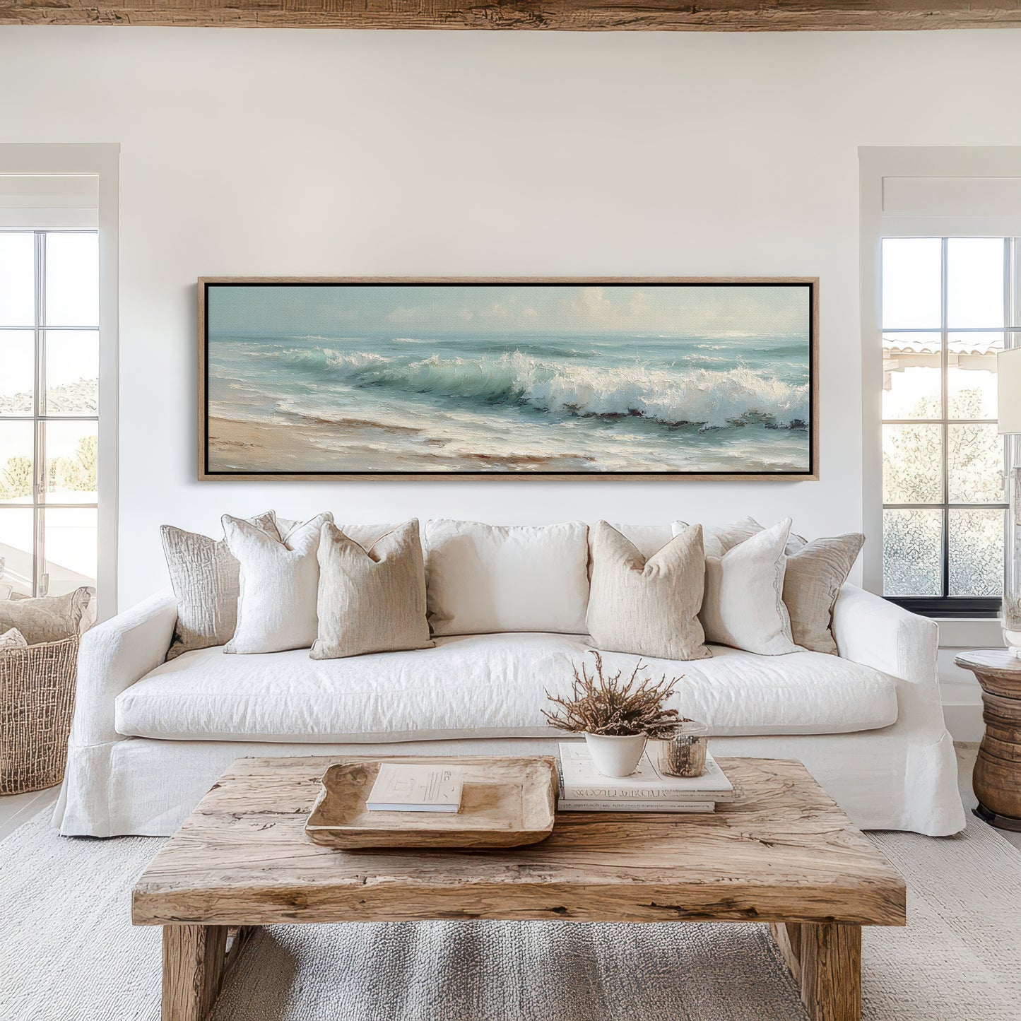 Rolling Waves on Quiet Shore