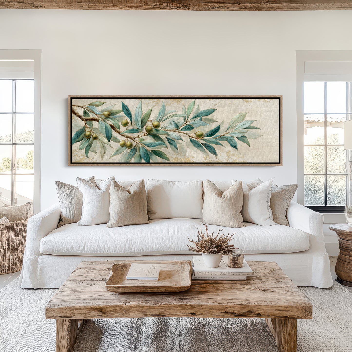 Olive Branch In Soft Mediterranean Light