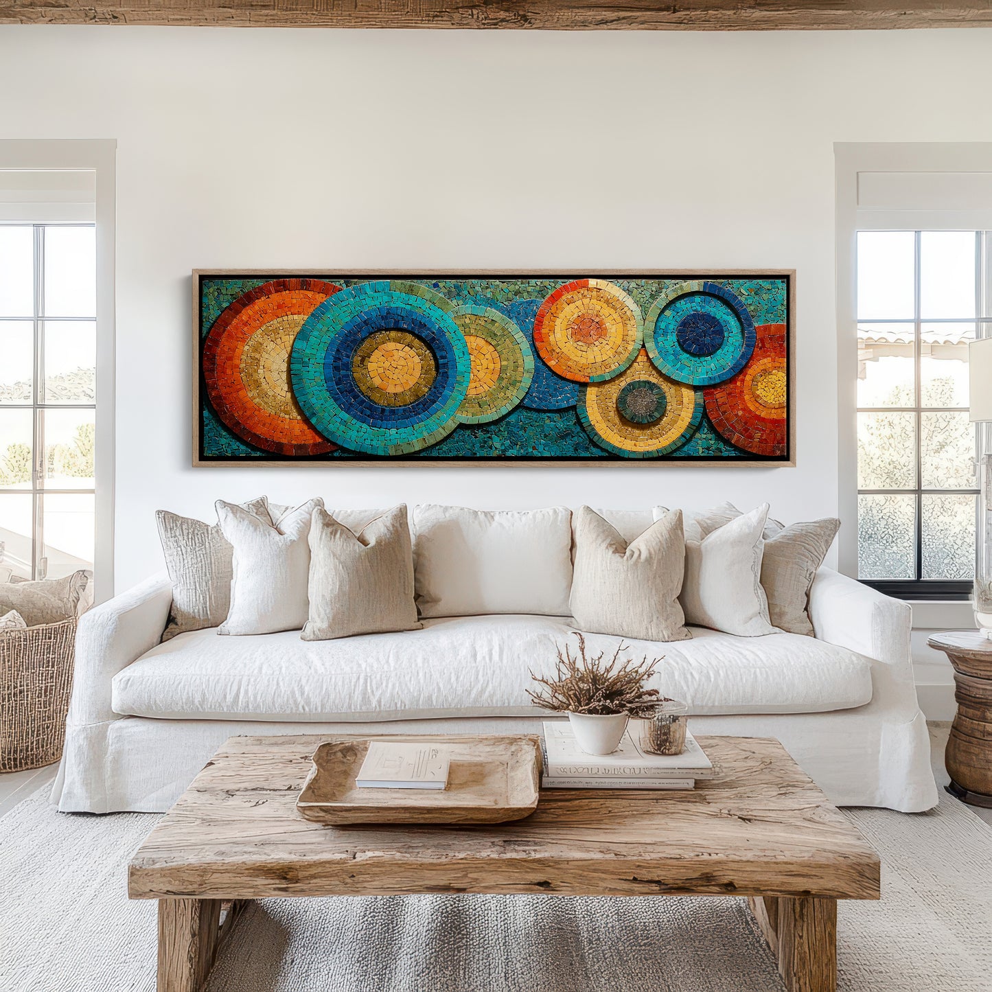Circles Of Color Mosaic Rhythm