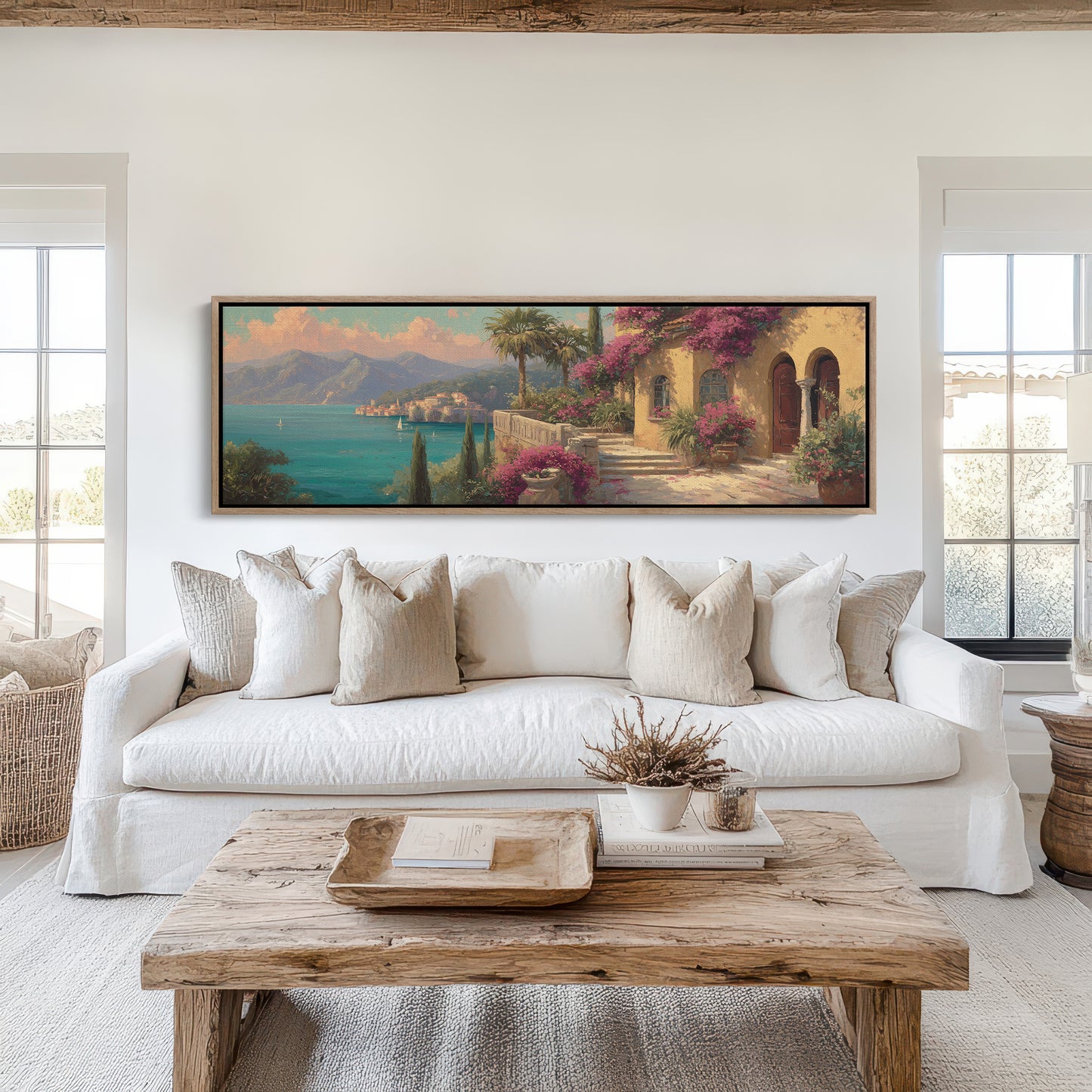 Terrace Overlooking The Blue Coast