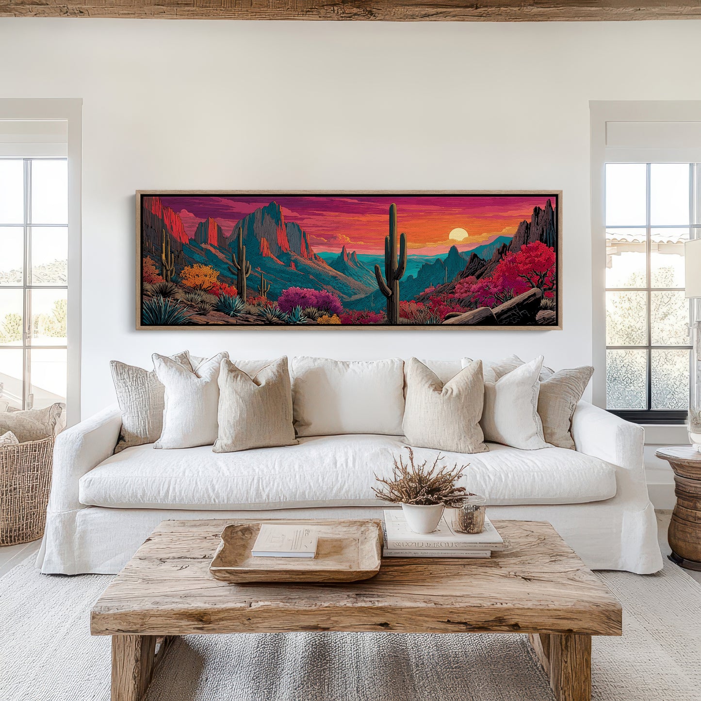 Desert Sunfall in Painted Canyons