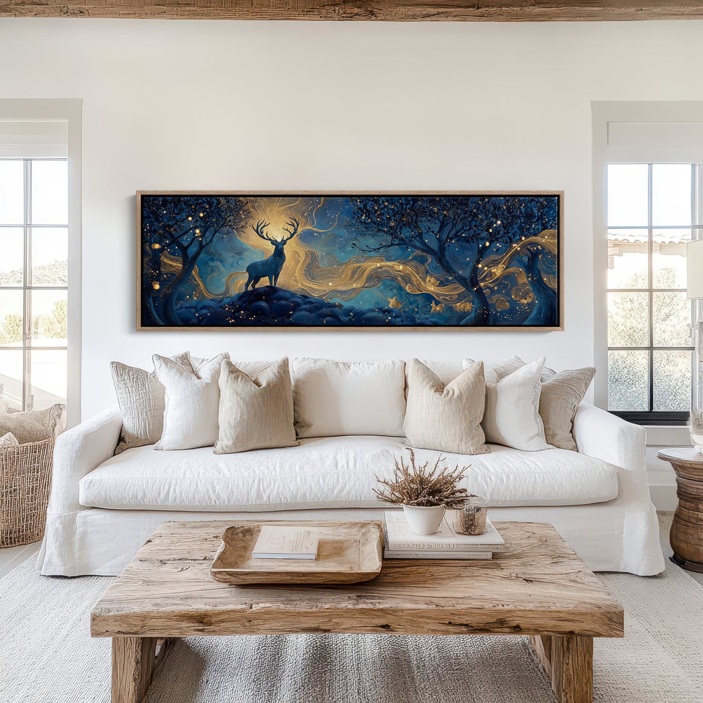 Stag Beneath the Golden Night
