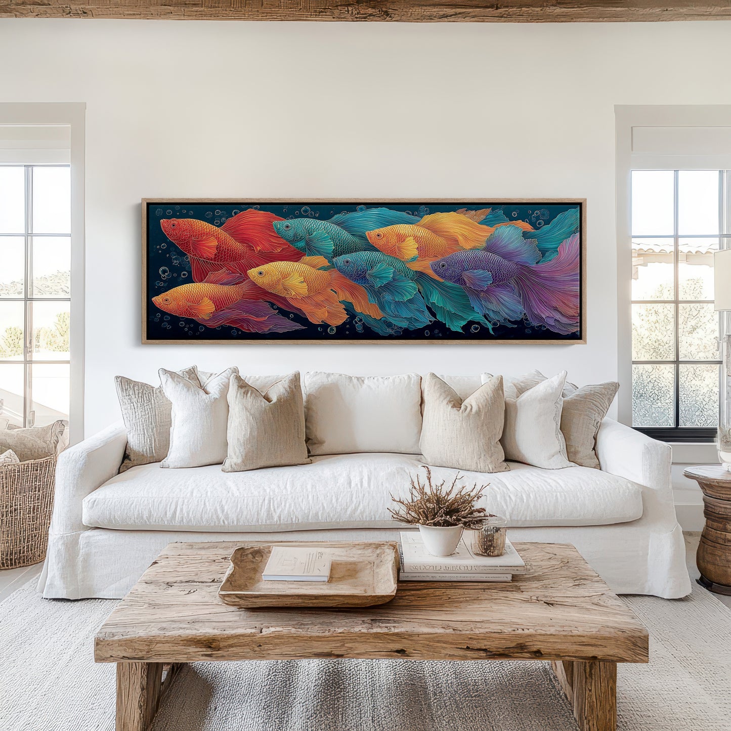 Parade of the Rainbow Bettas