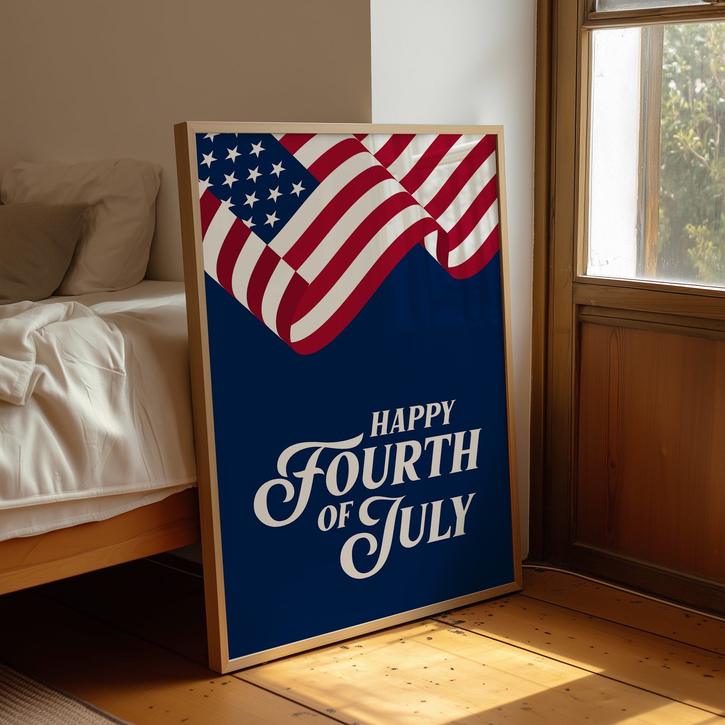 Happy Fourth of July, Flag Flying High