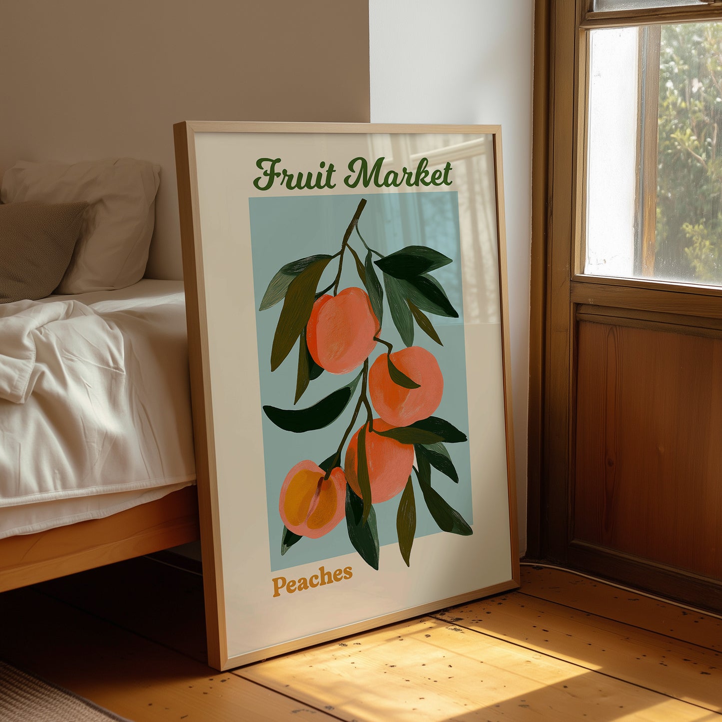 Fruit Market Peaches