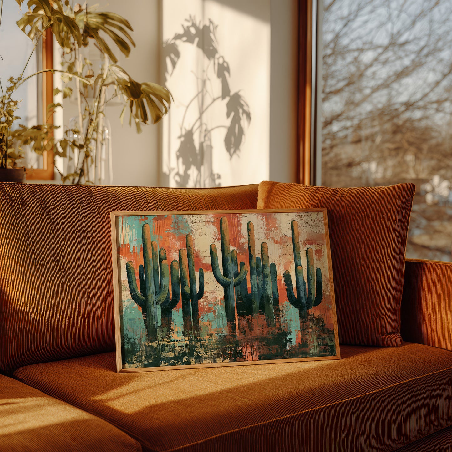 Saguaros At High Noon