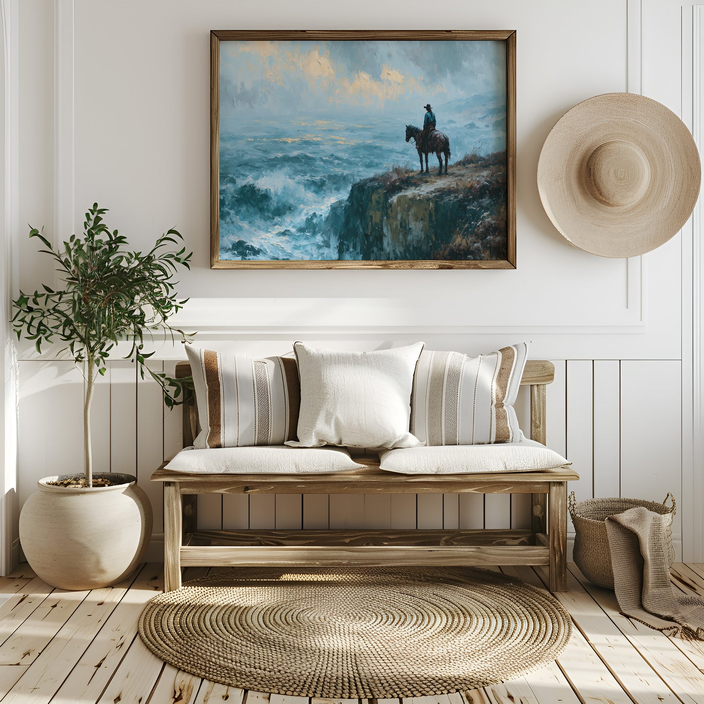Cliffside Cowgirl at Sea's Edge