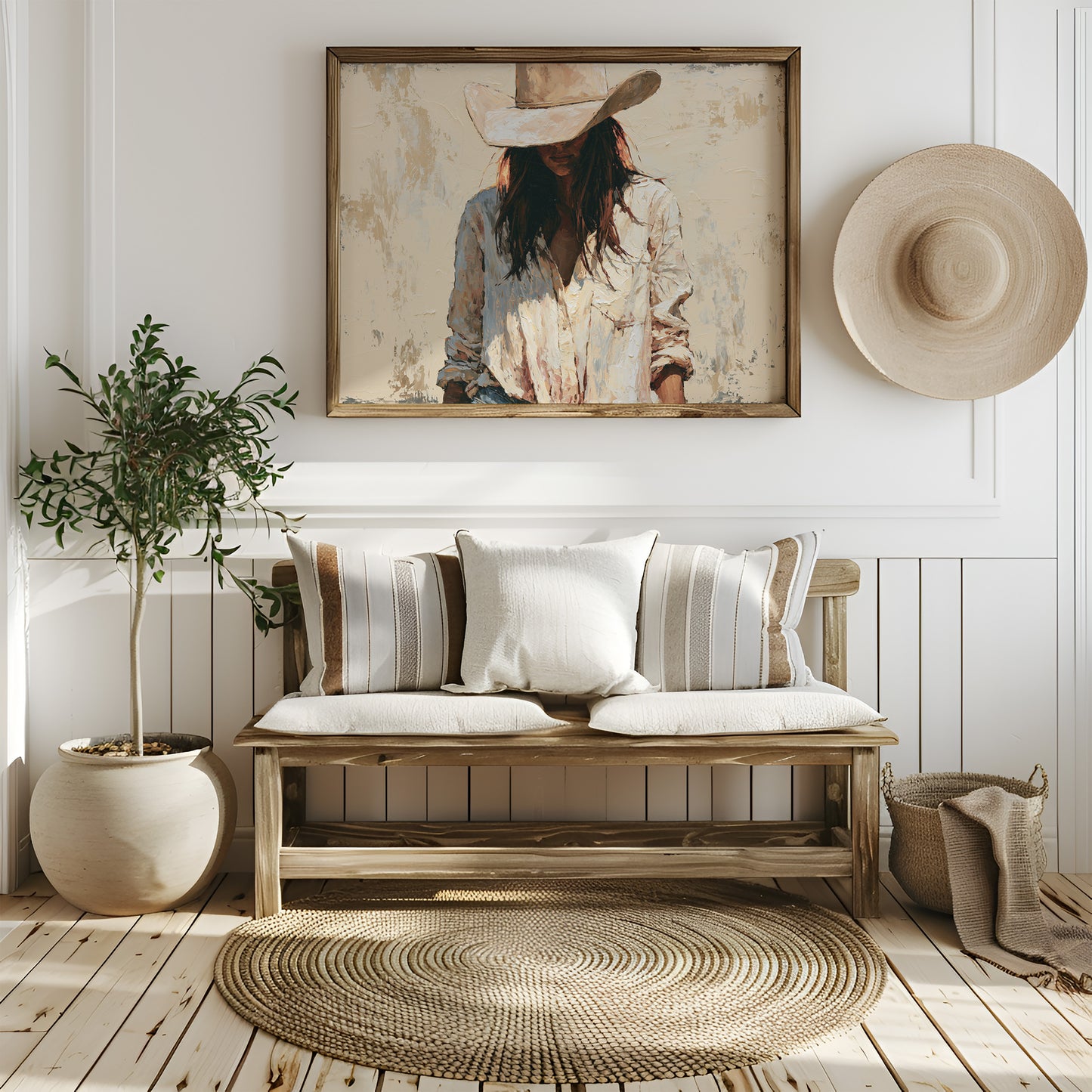 Cowgirl in Cream and Shadow