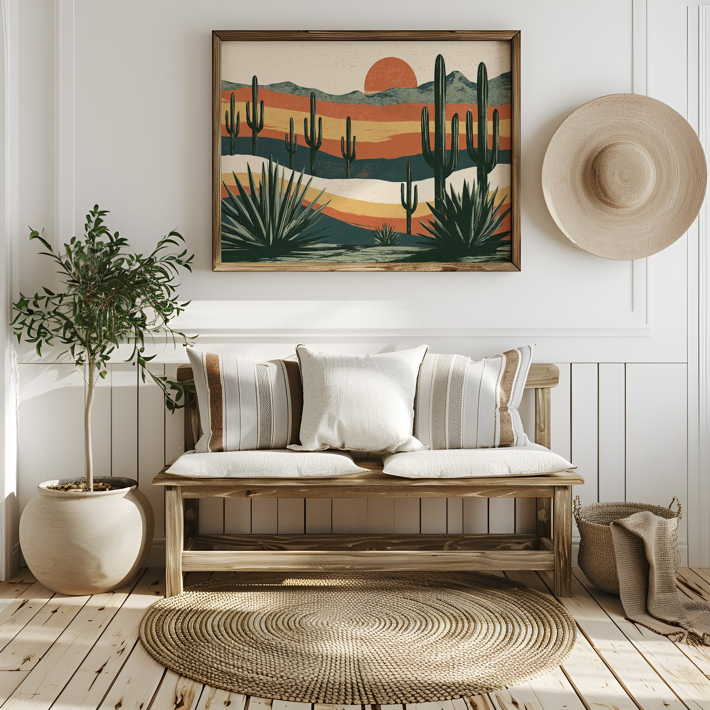 Striped Sunset Cactus Grove