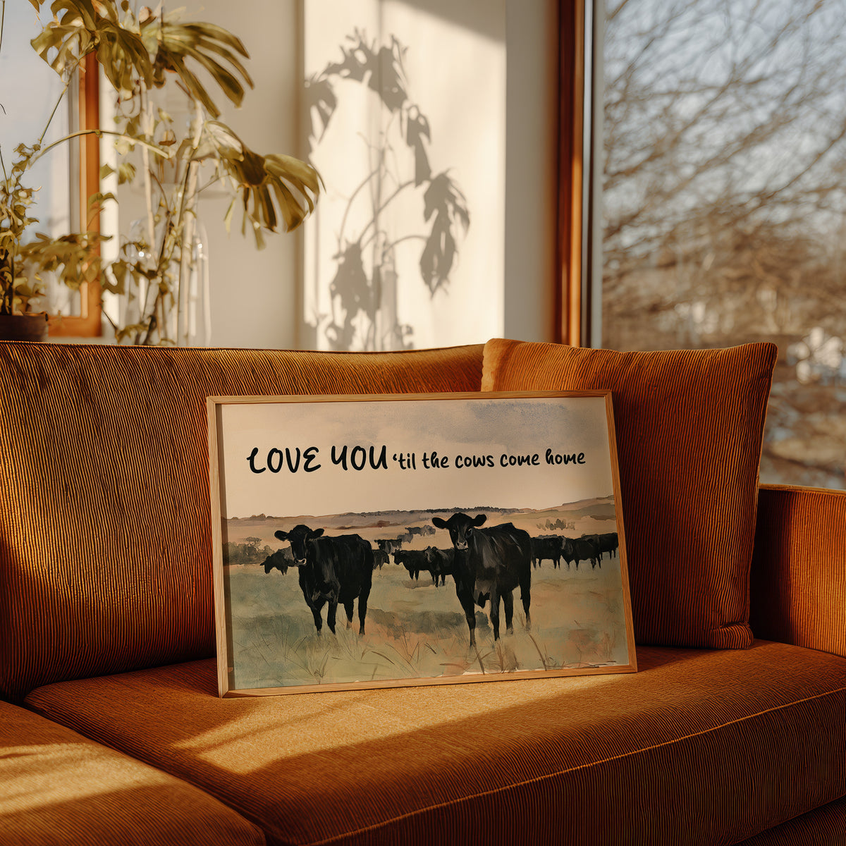 Love You Til the Cows Come Home (Painted)