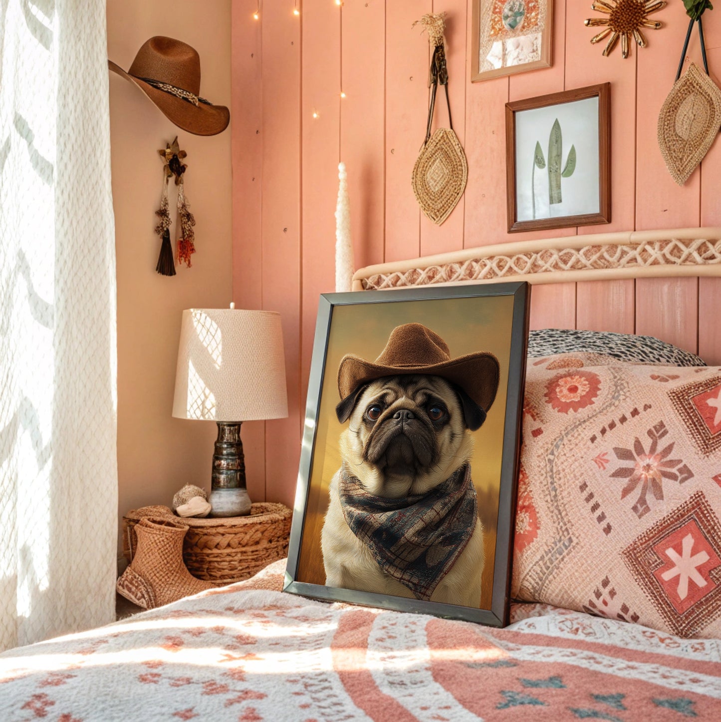 Prairie Pug At Sundown