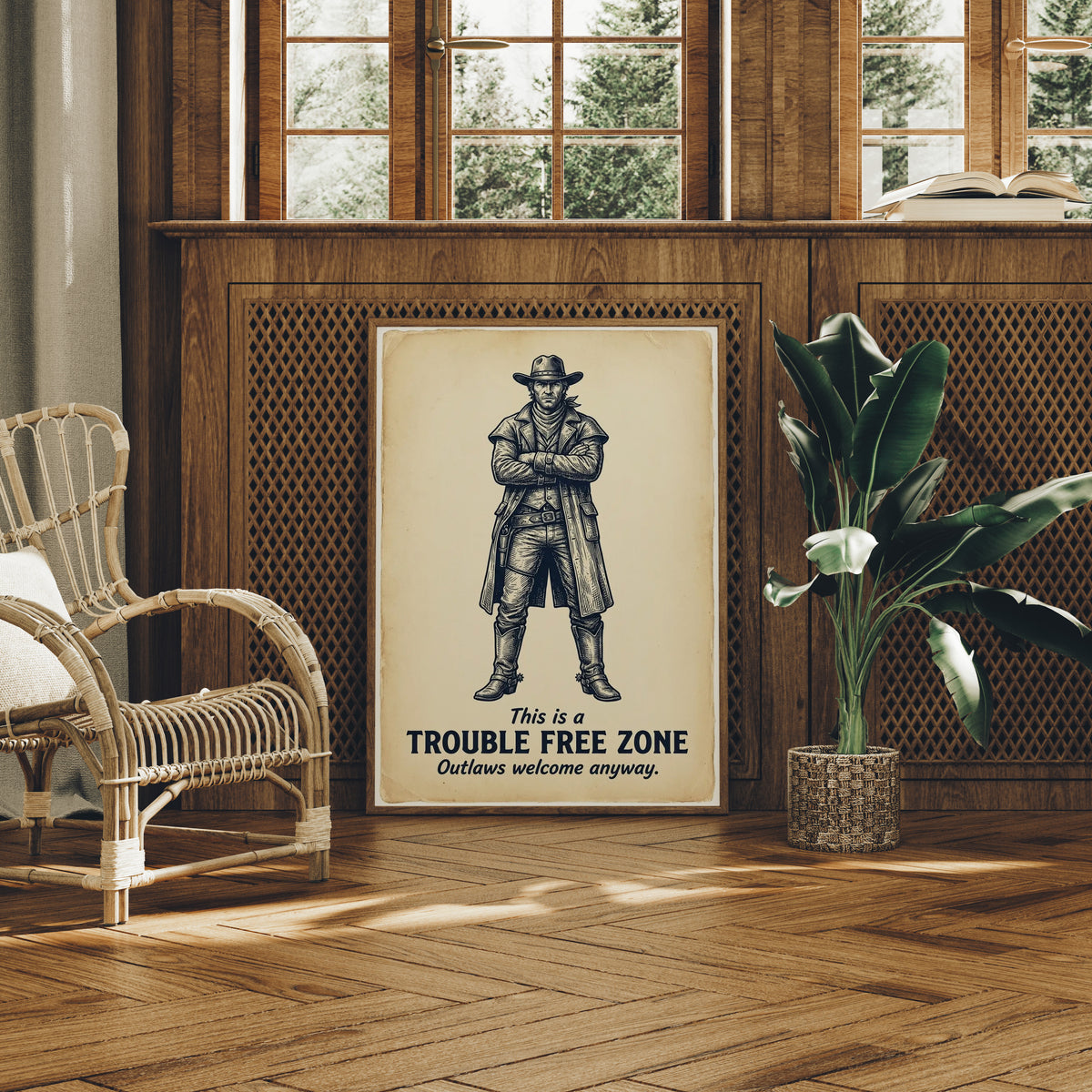 Trouble Free Zone: Outlaws Welcome Anyway