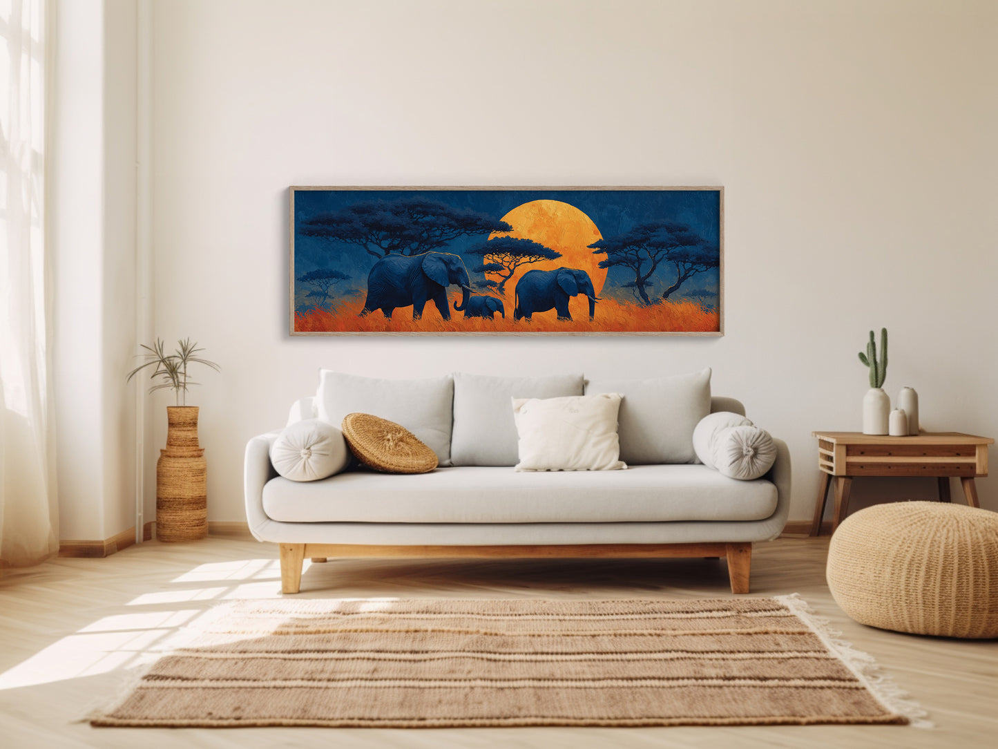 Silent Giants Beneath The Amber Moon