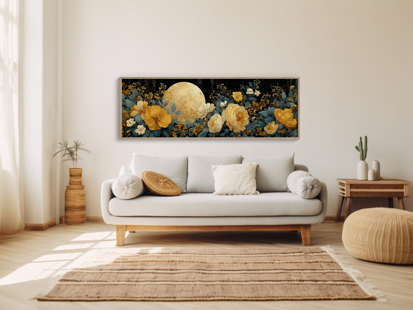Moonlit Garden in Gold