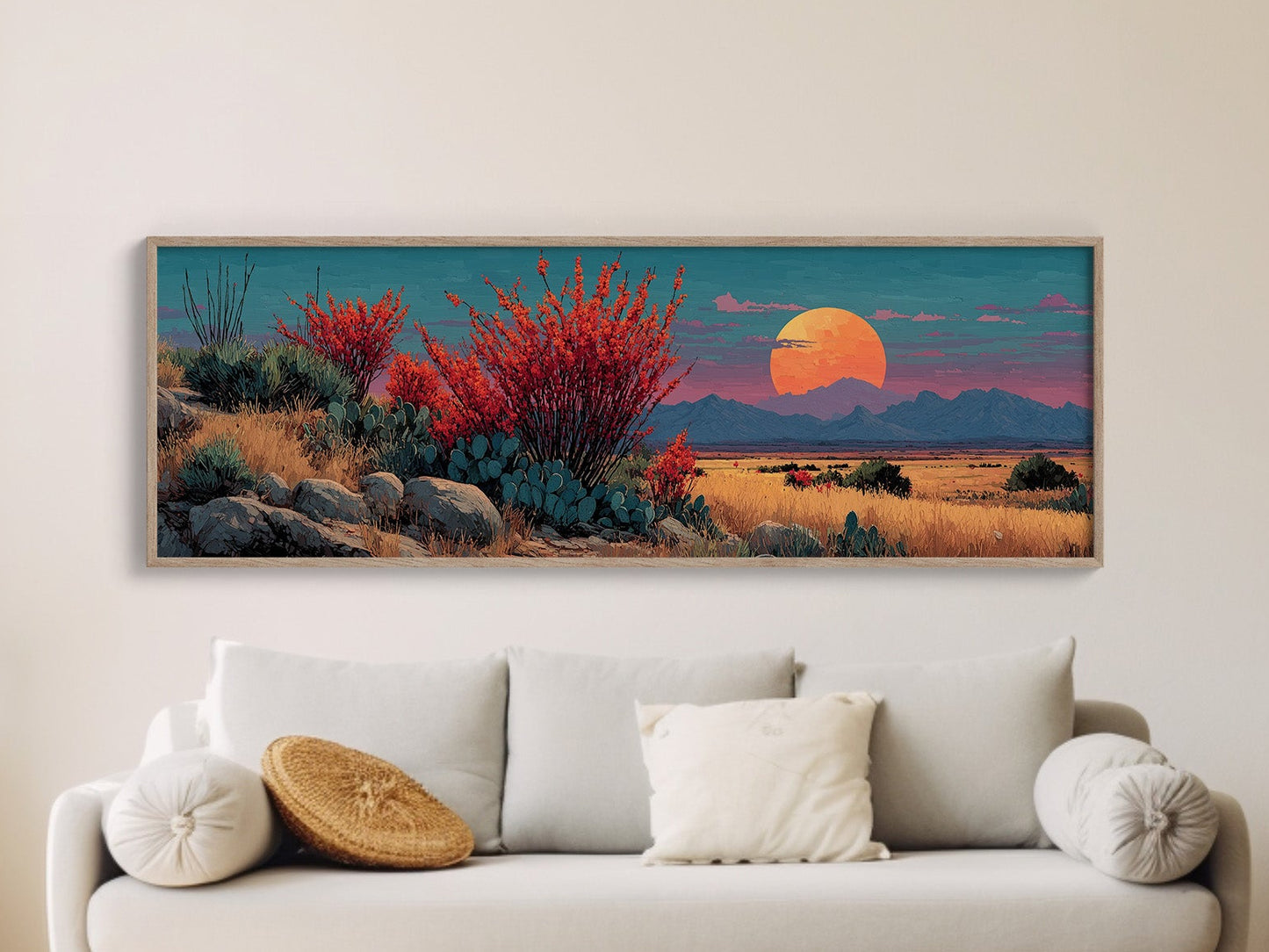 Desert Bloom at Sundown