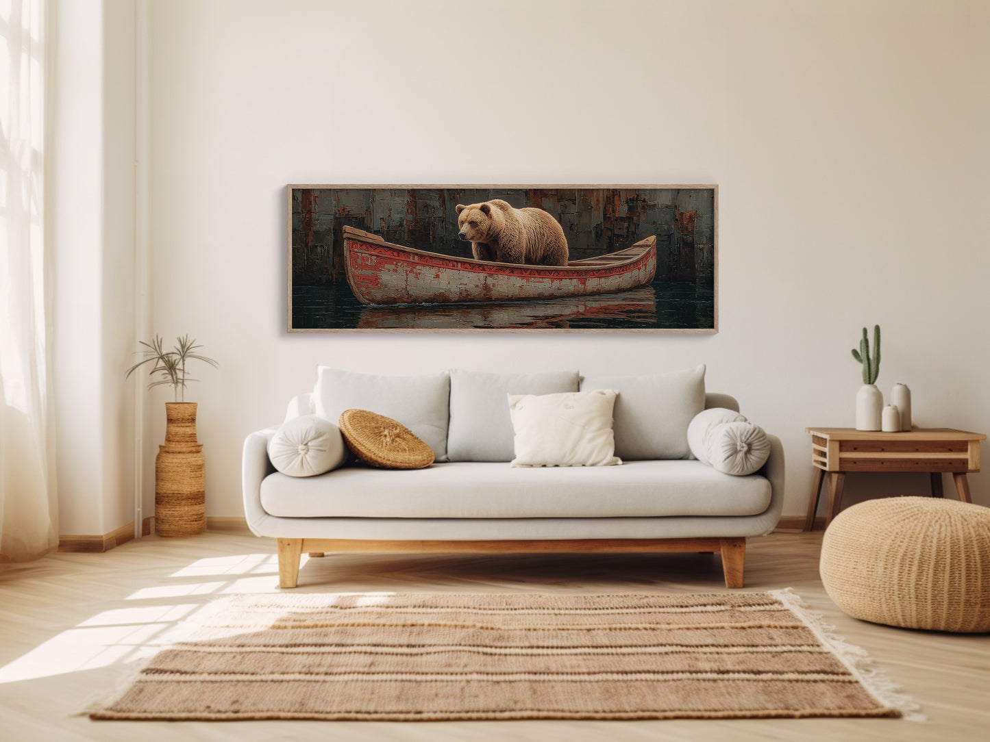 Solitude In The Painted Canoe