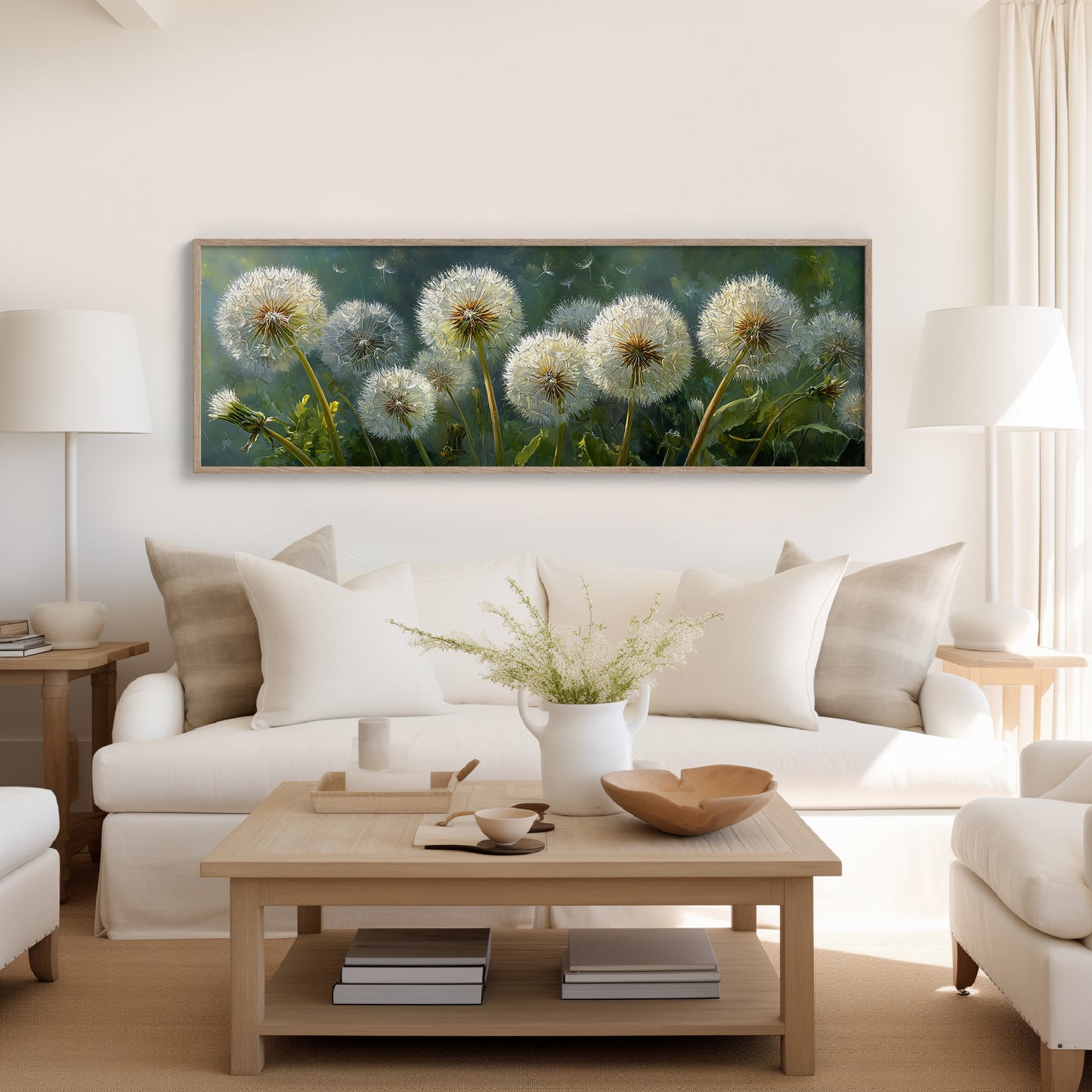 Dandelion Wishes In Morning Light