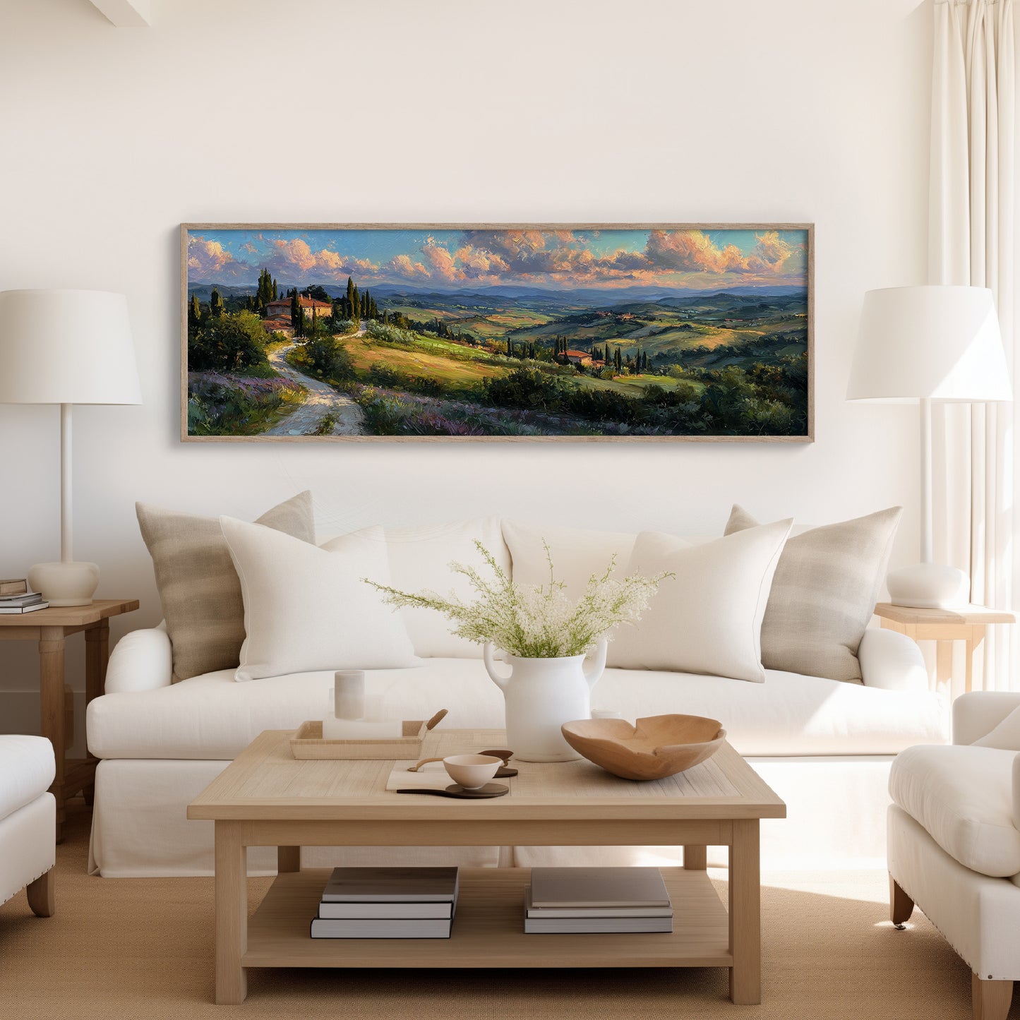Sunlit Hills of Tuscany