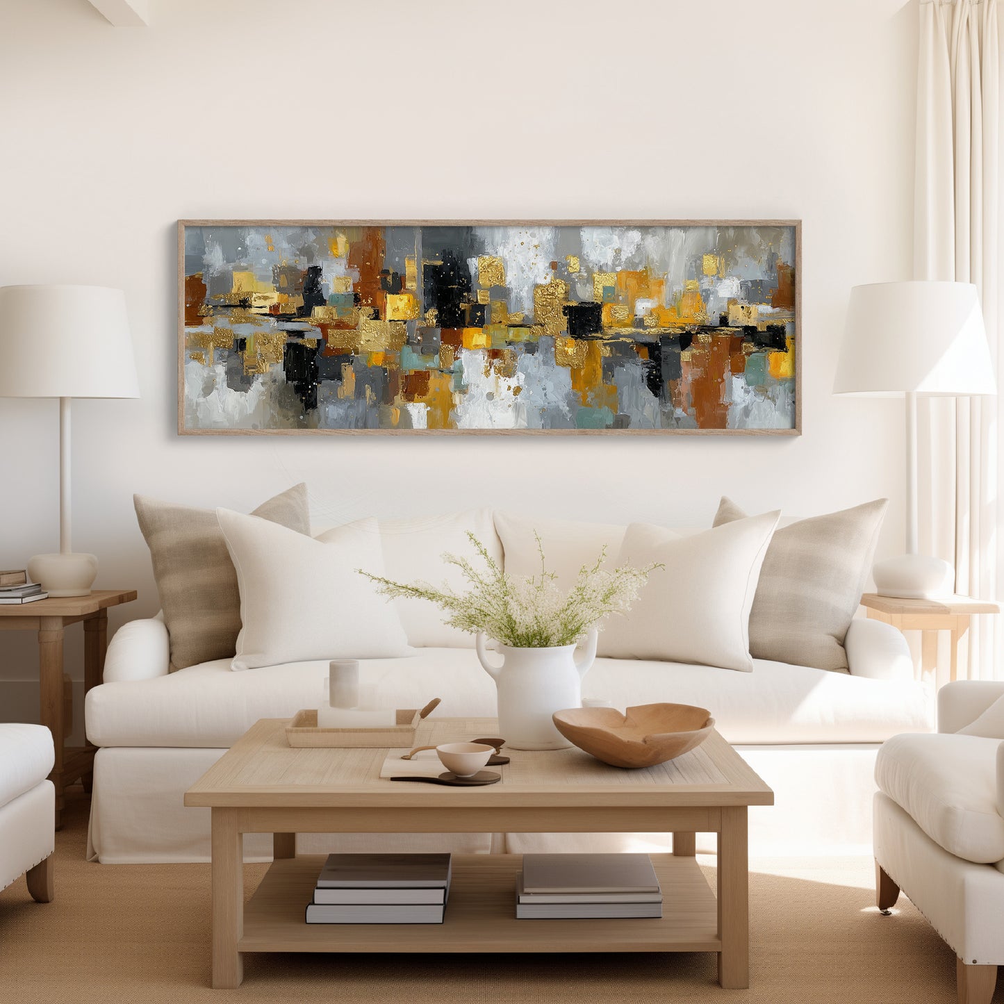 Golden City Abstract