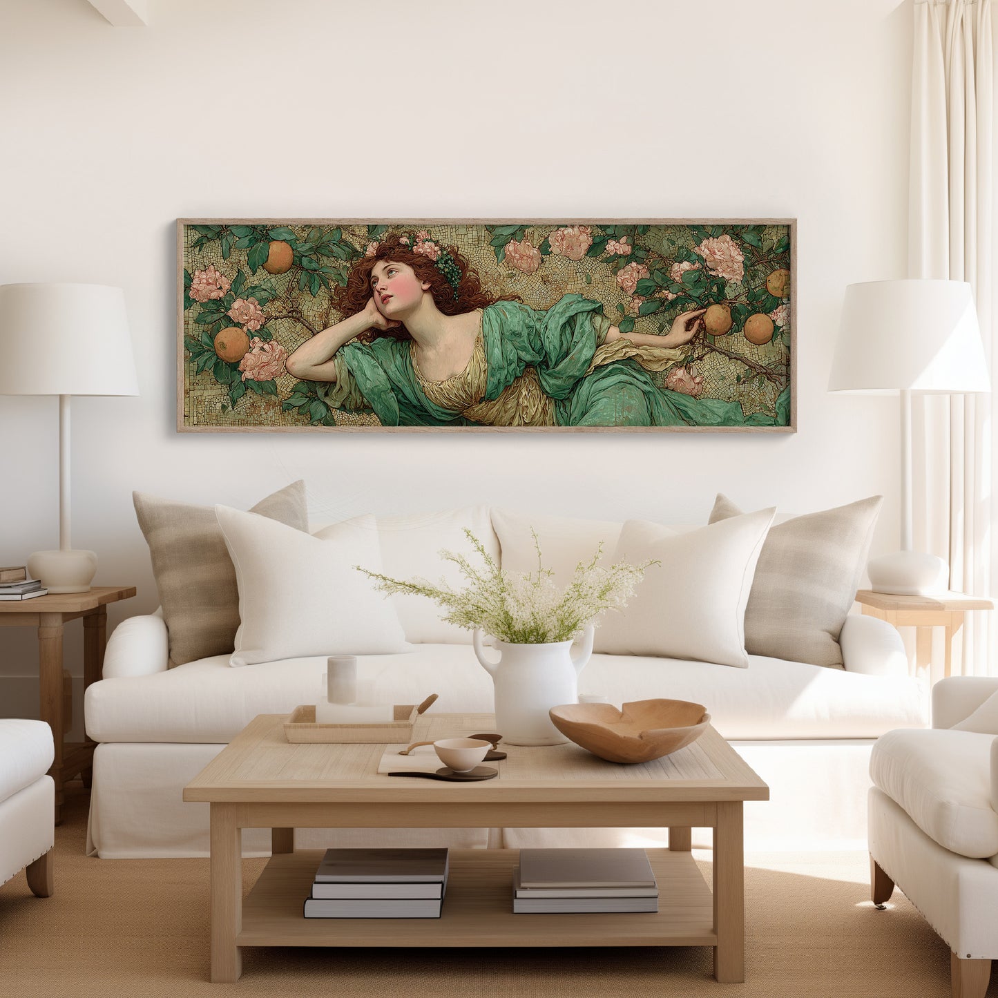 Romantic Art Nouveau Garden Muse
