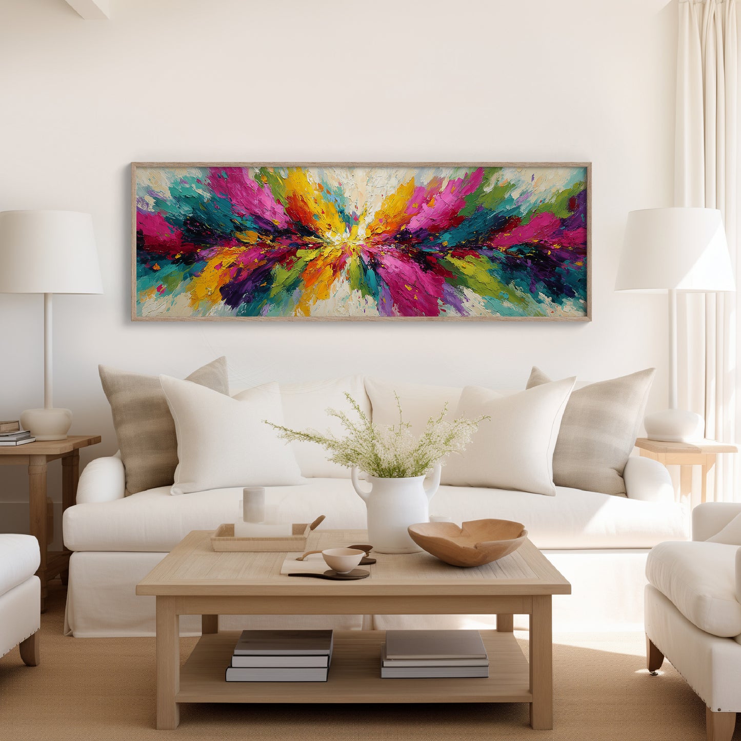 Explosion Of Color And Motion