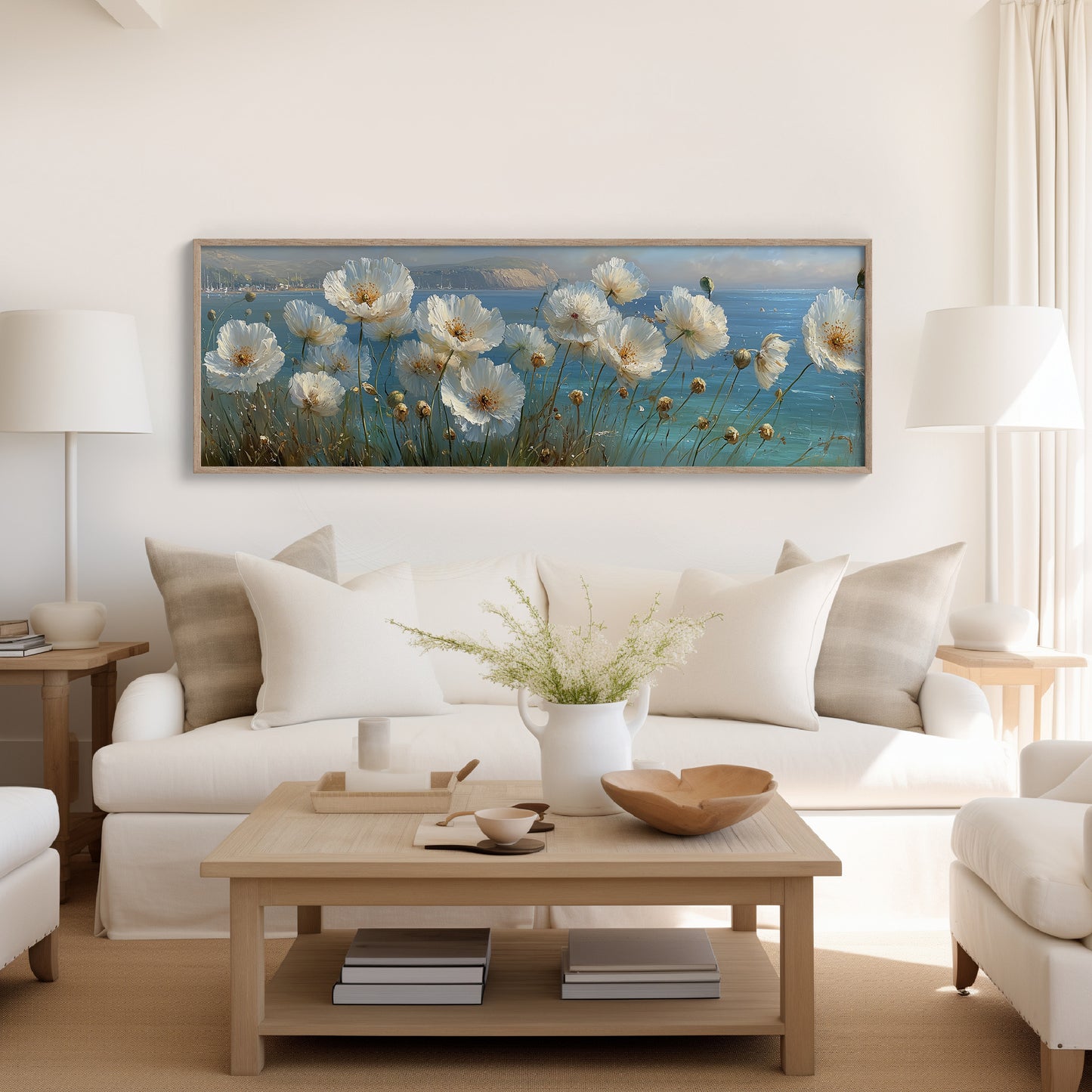 Coastal Breeze Among White Blossoms