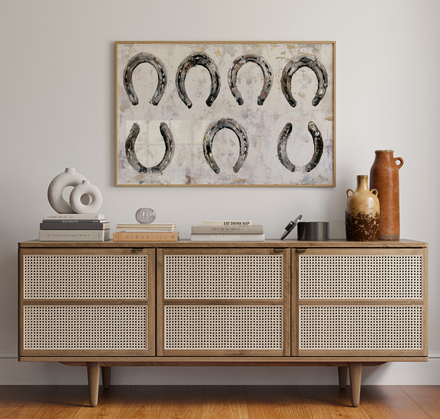 Seven Horseshoes, Textured Luck