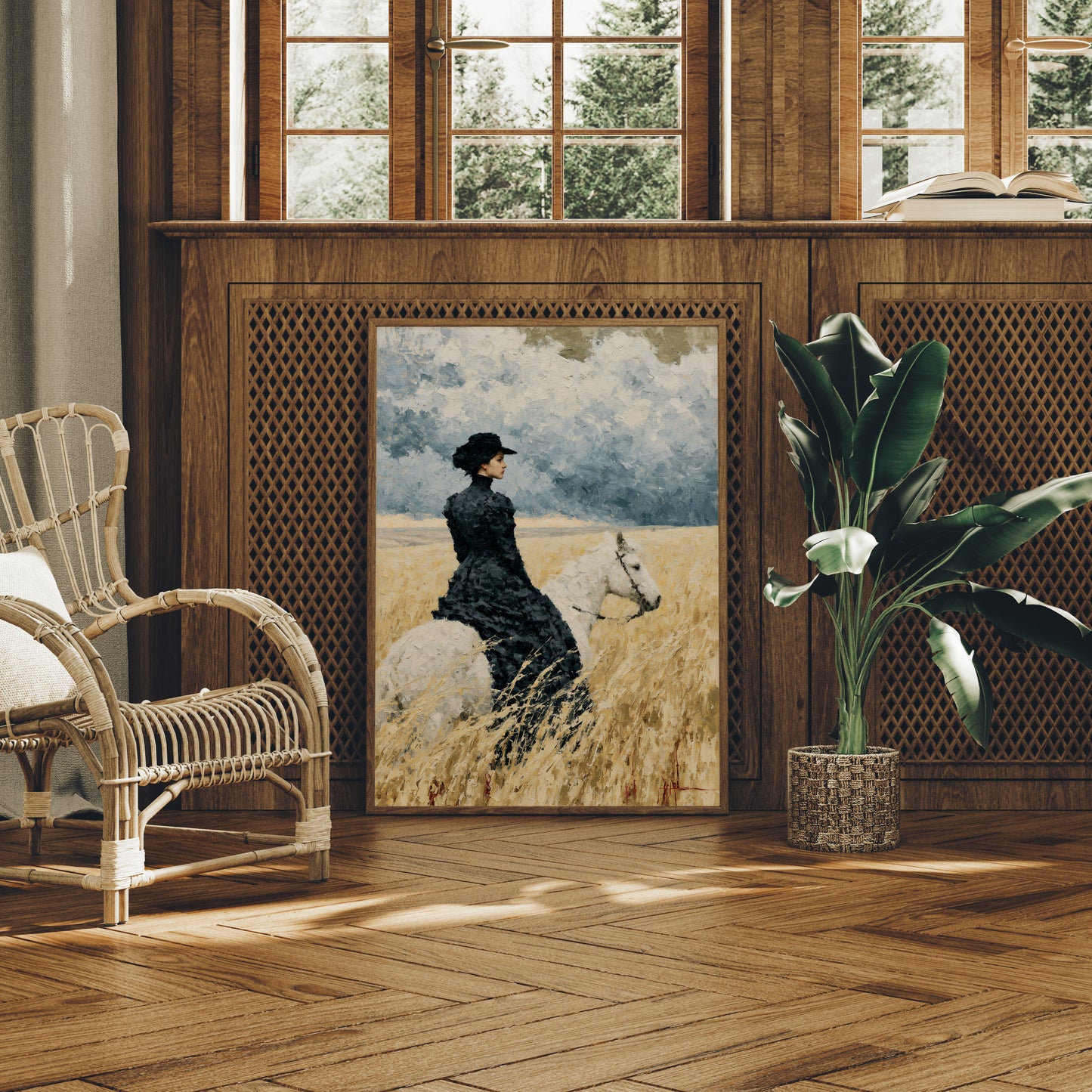 Rider Against the Wheat