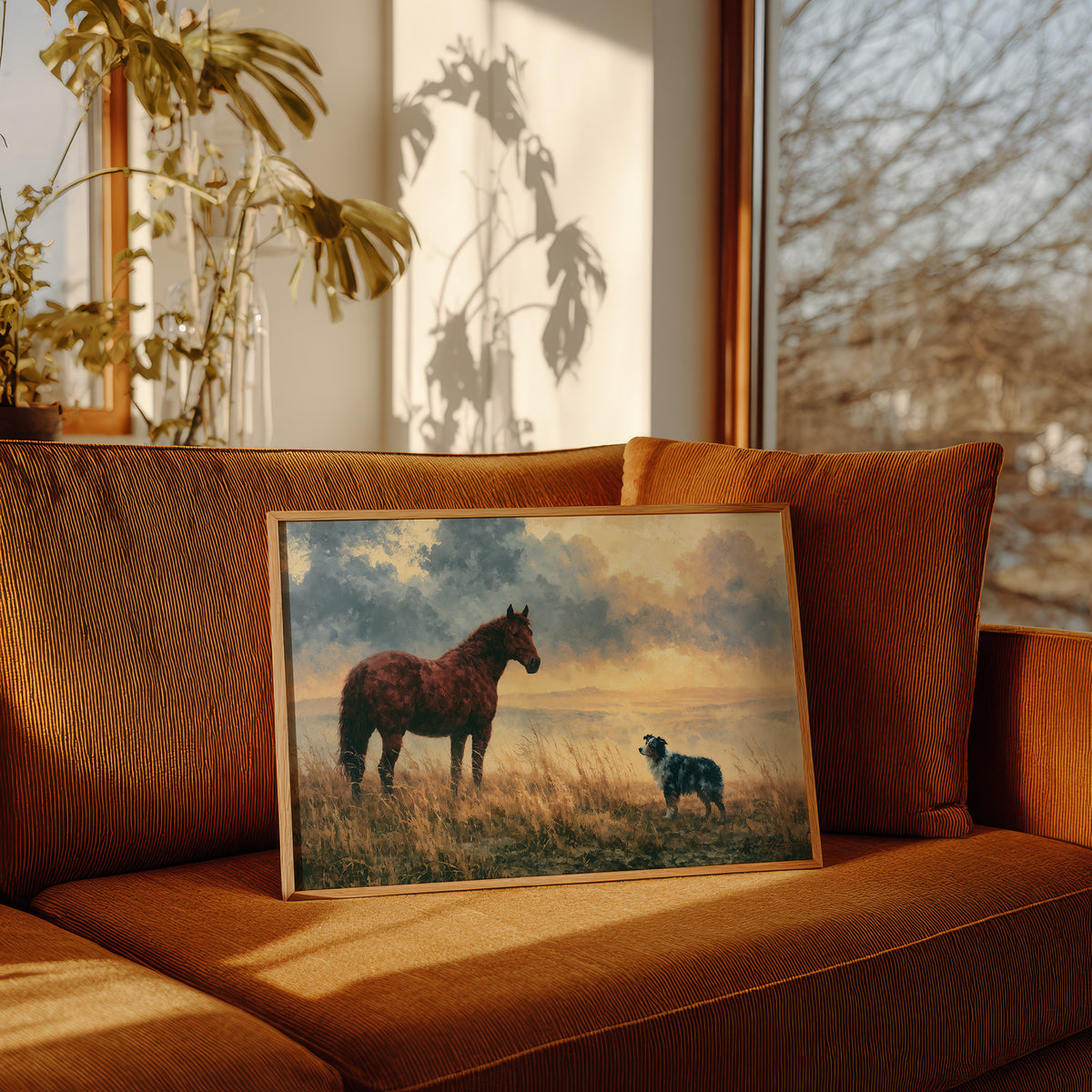 Bay Horse Meets the Shepherd