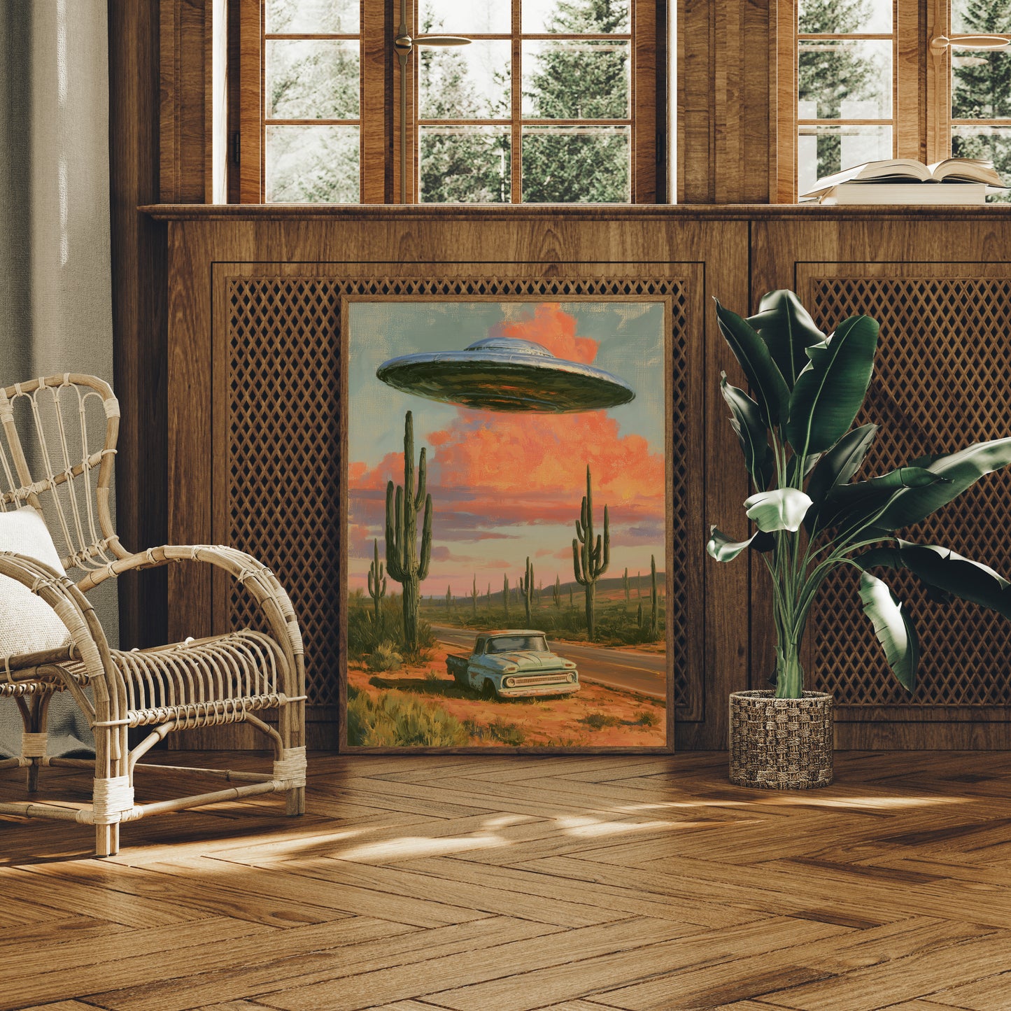 Vintage Truck Desert UFO Sighting