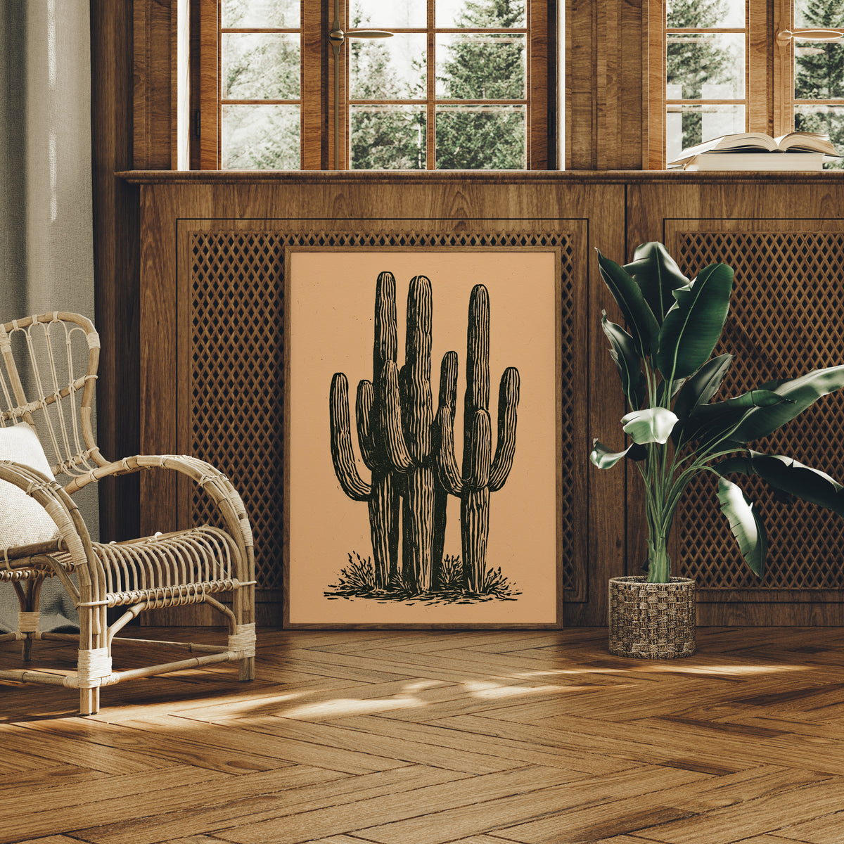Two Saguaros, One Tight-Knit Cluster