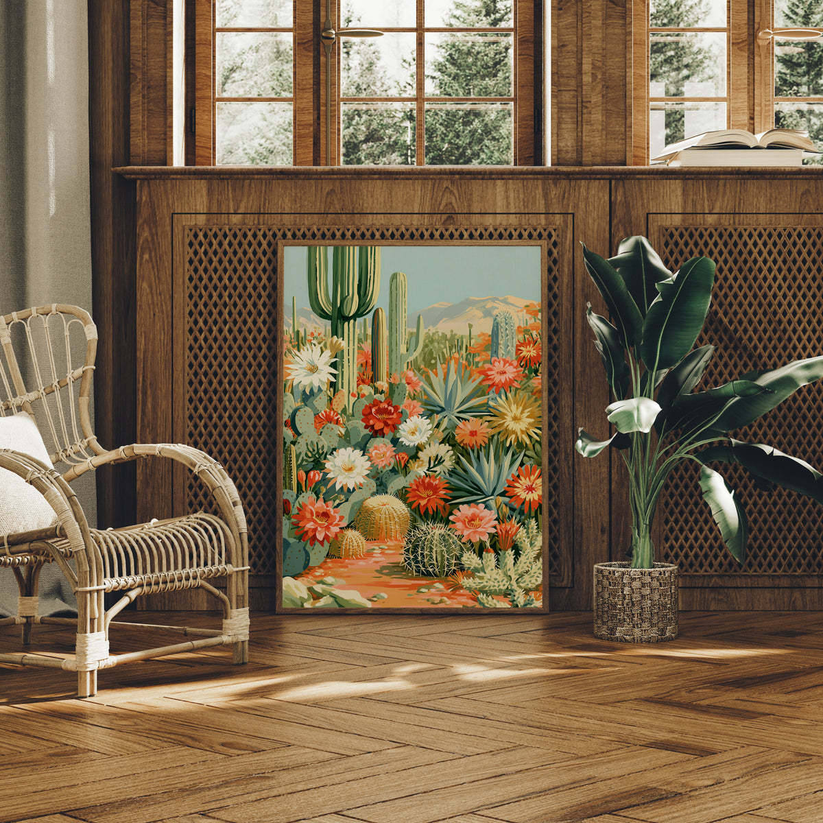 Desert Garden in Full Bloom