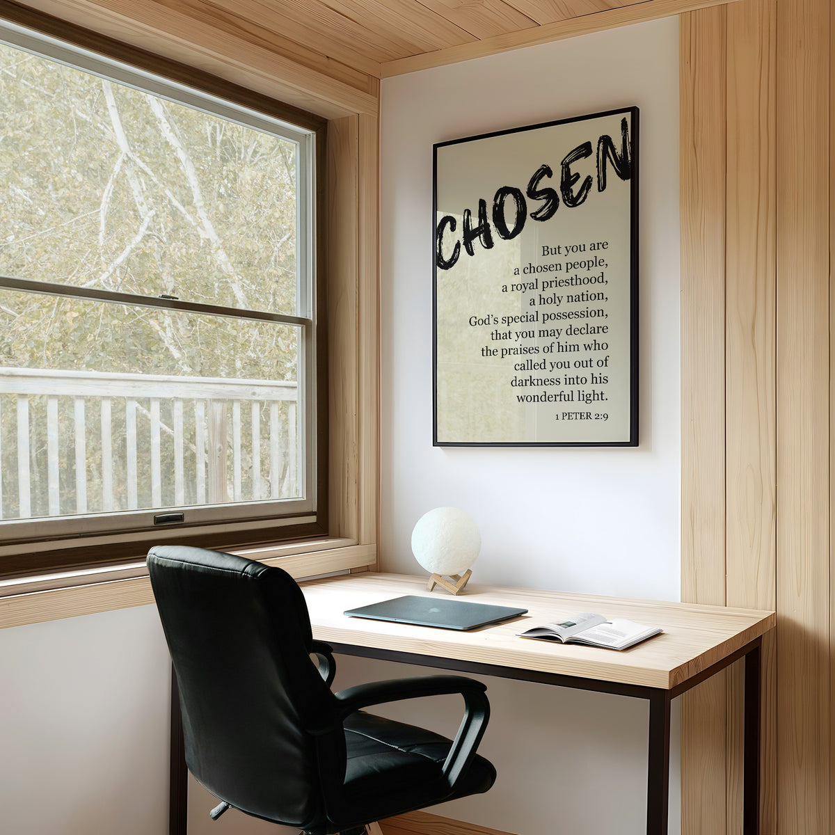 Chosen: Brushstroke Scripture Art