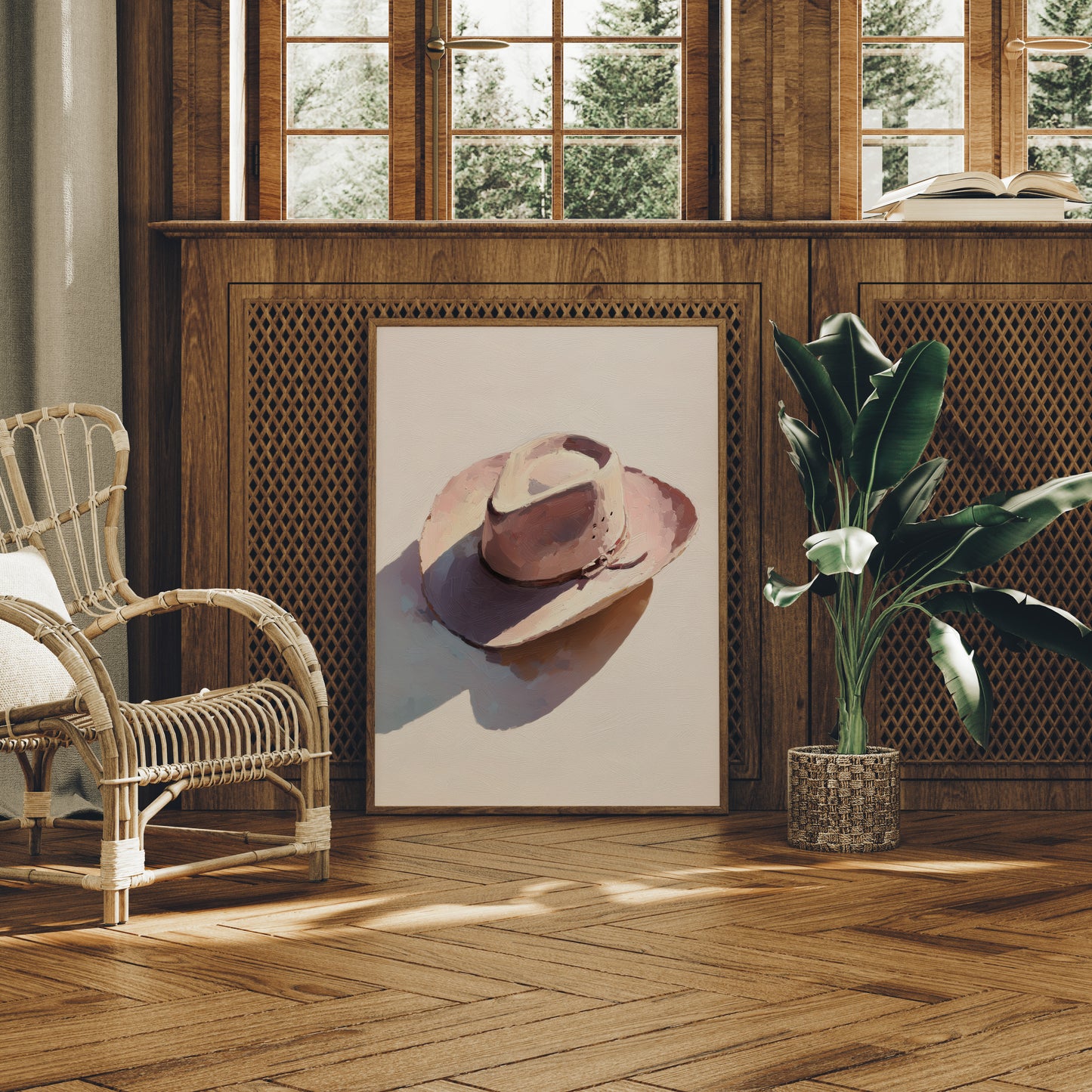 Blush Brim In Quiet Light