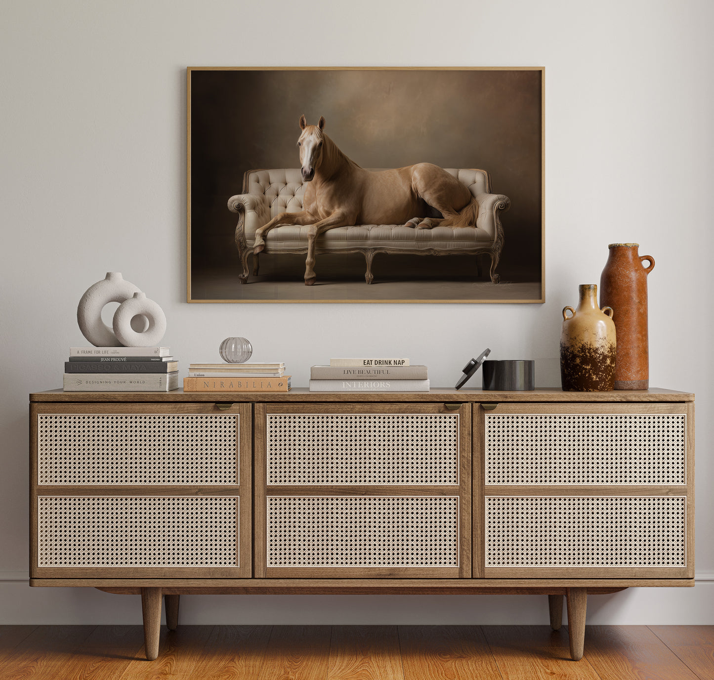 Golden Reverie Reclined
