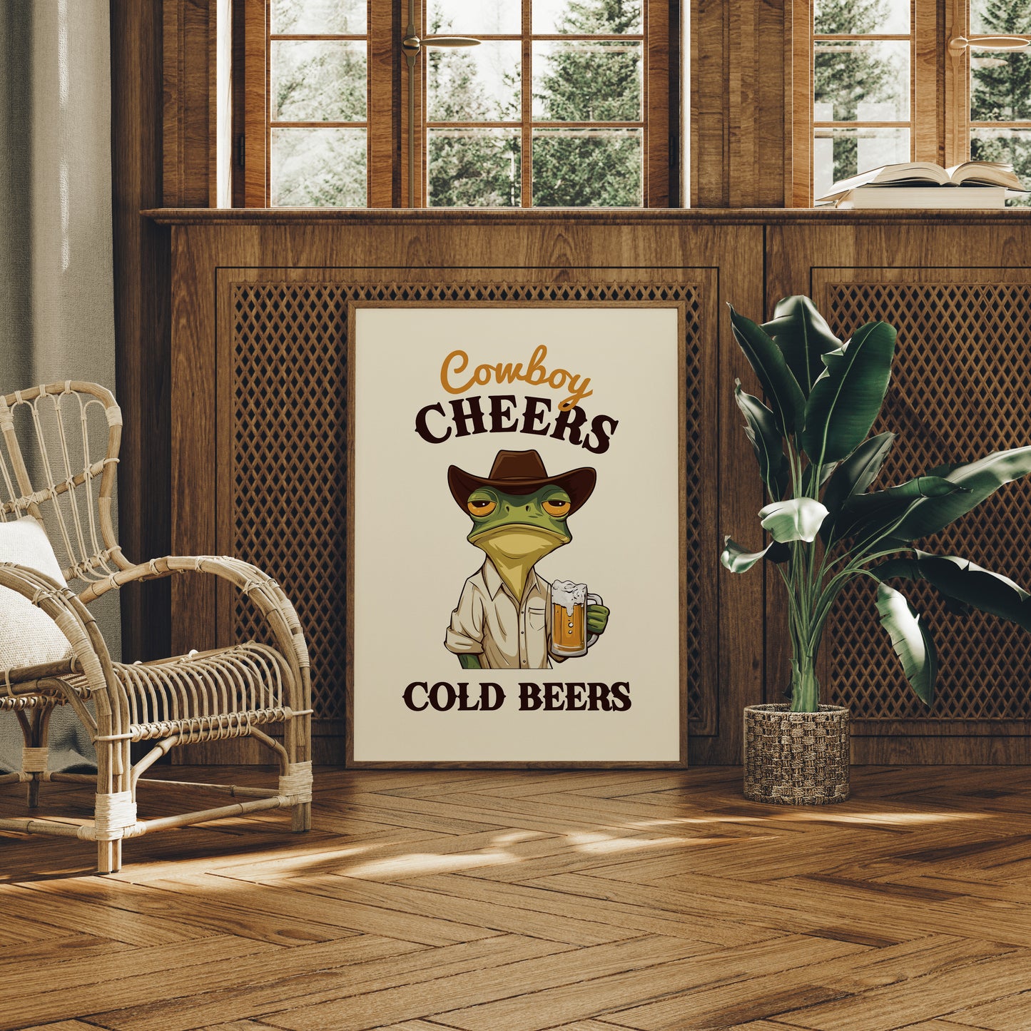 Cowboy Cheers Cold Beers
