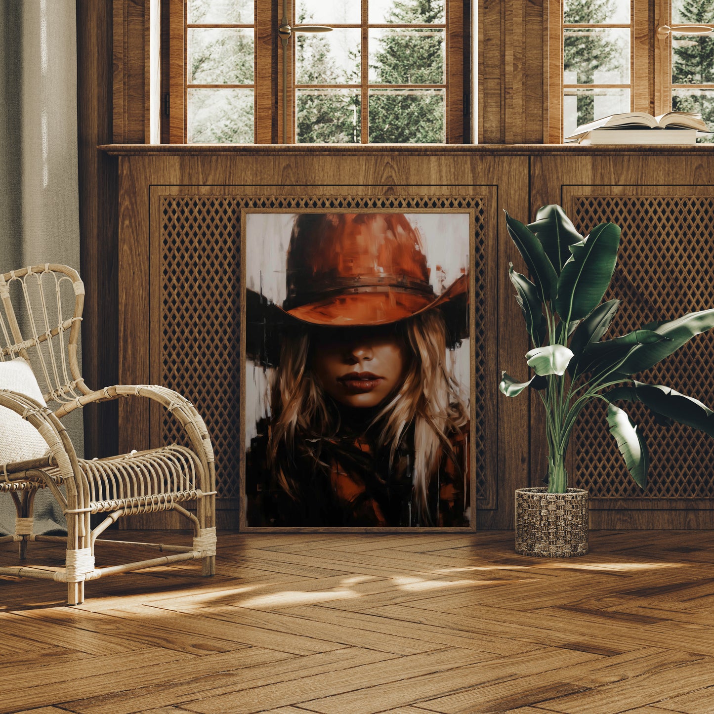 Blonde Under the Copper Brim