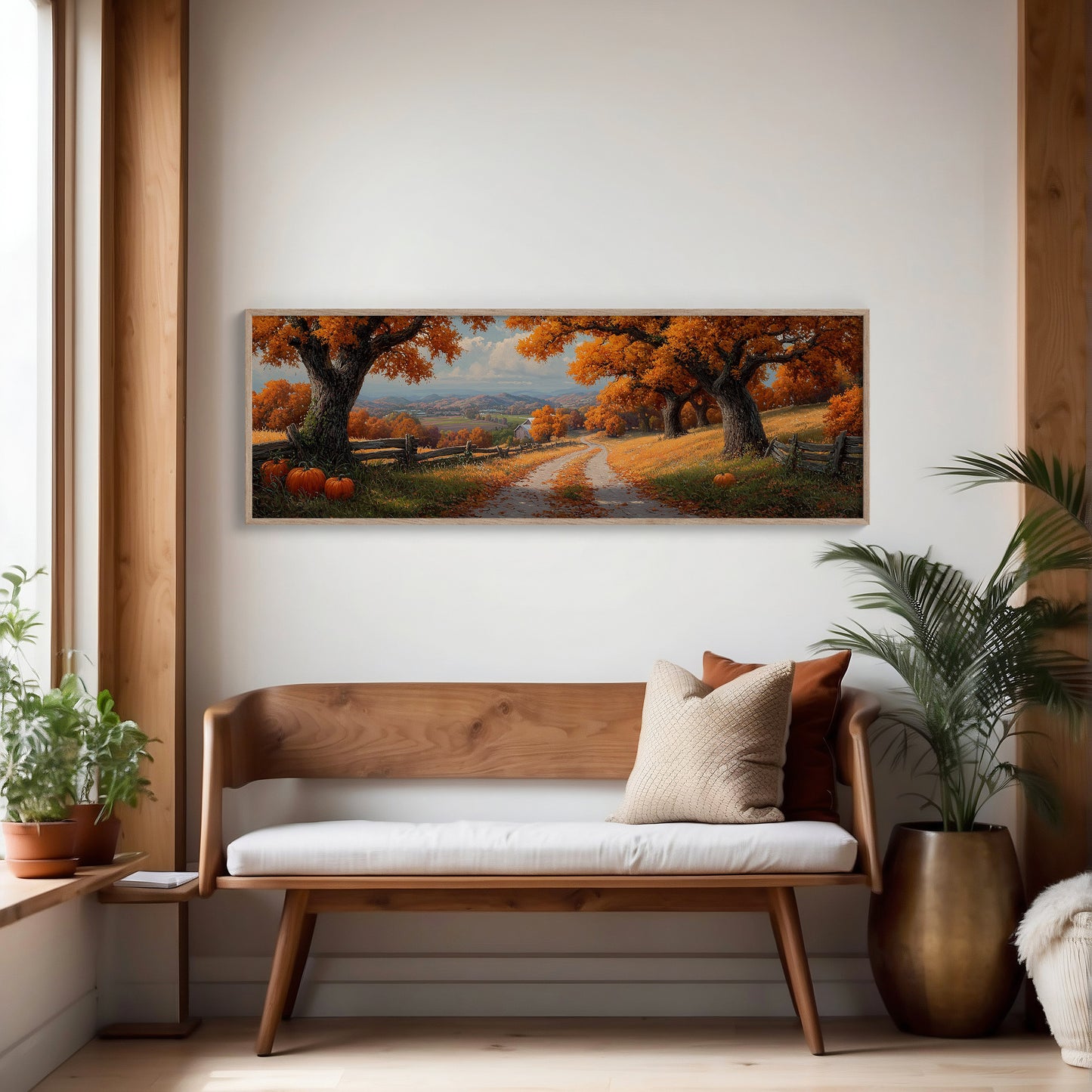 Autumn Harvest Country Road