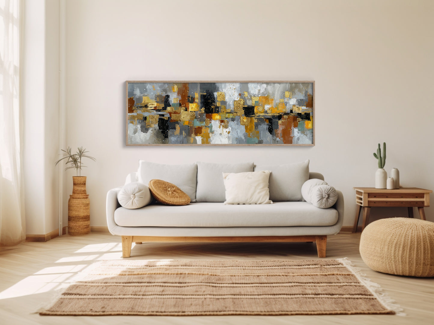 Golden City Abstract