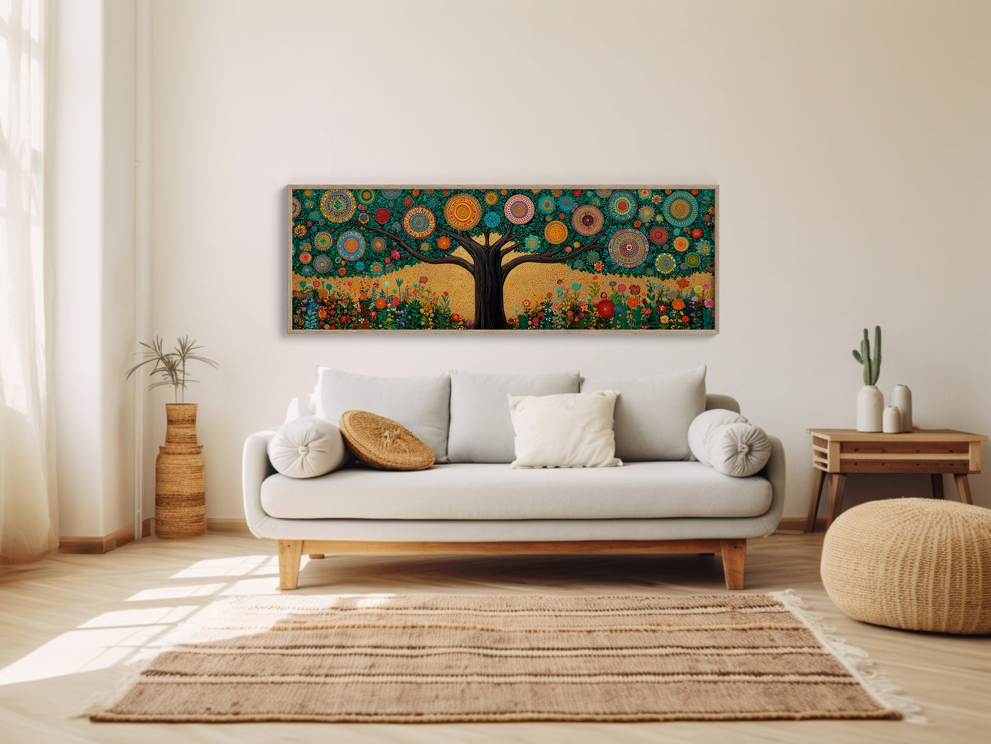 Mandala Tree Of Colorful Harmony