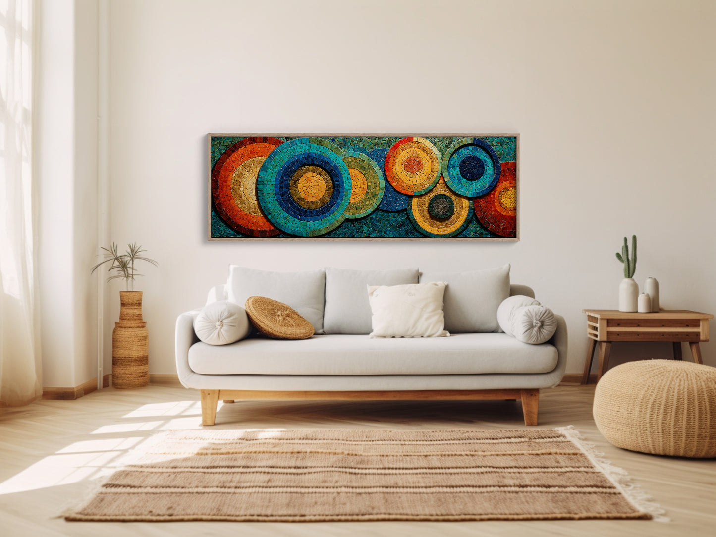 Circles Of Color Mosaic Rhythm