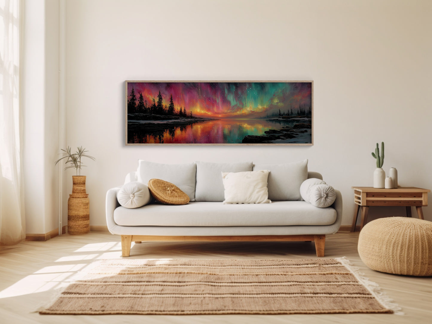 Northern Lights Over Still Waters
