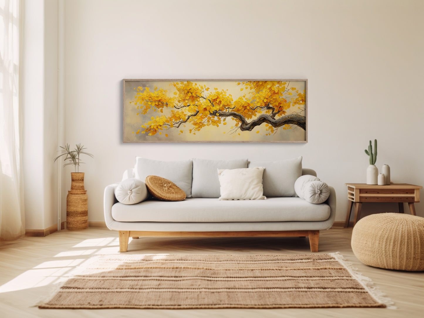 Golden Branch in Autumn Light