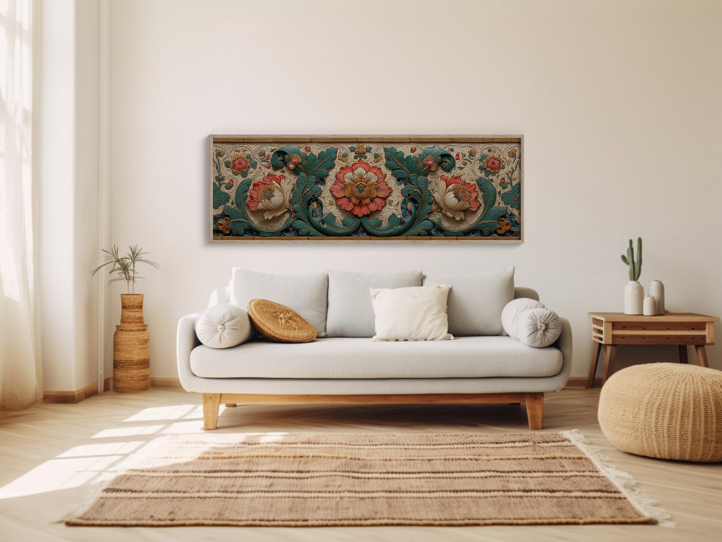 Floral Carvings of Quiet Opulence