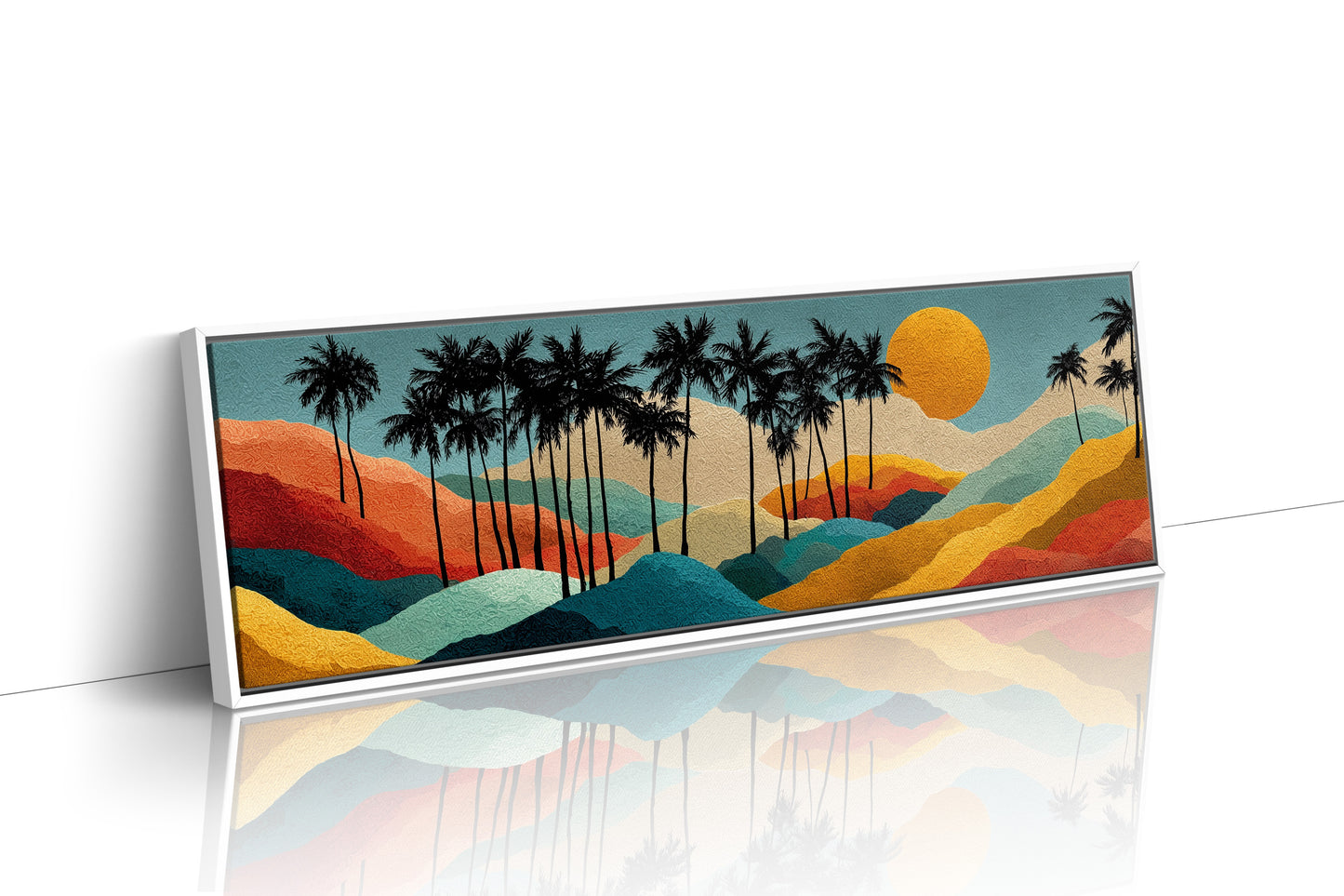 Sunset Over Painted Palms