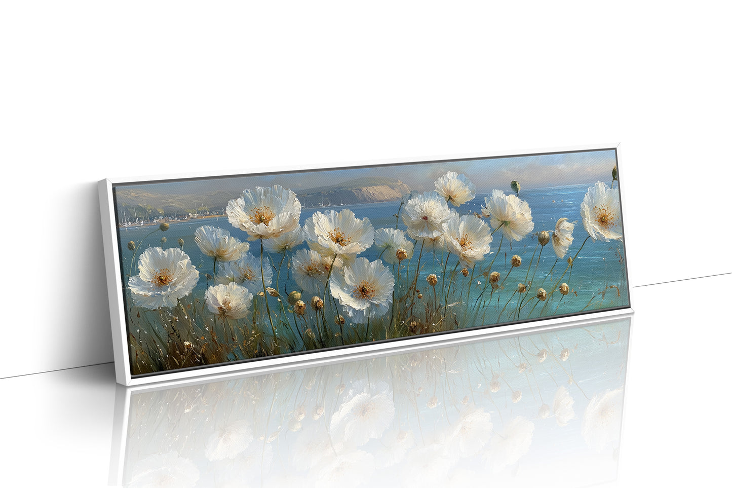 Coastal Breeze Among White Blossoms