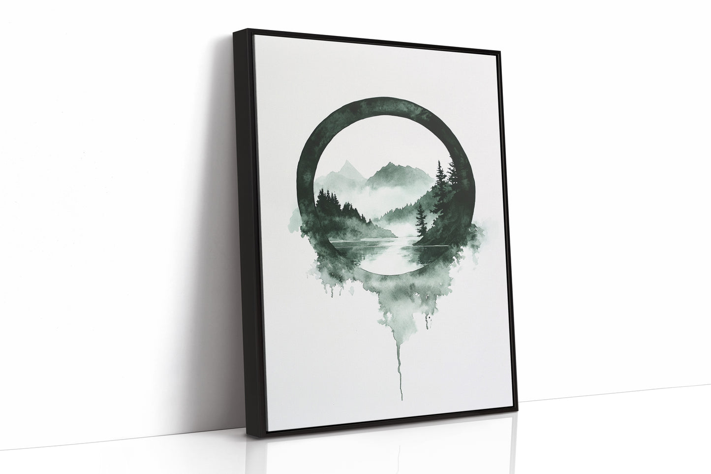 AL0015 - Black Framed Canvas image 1
