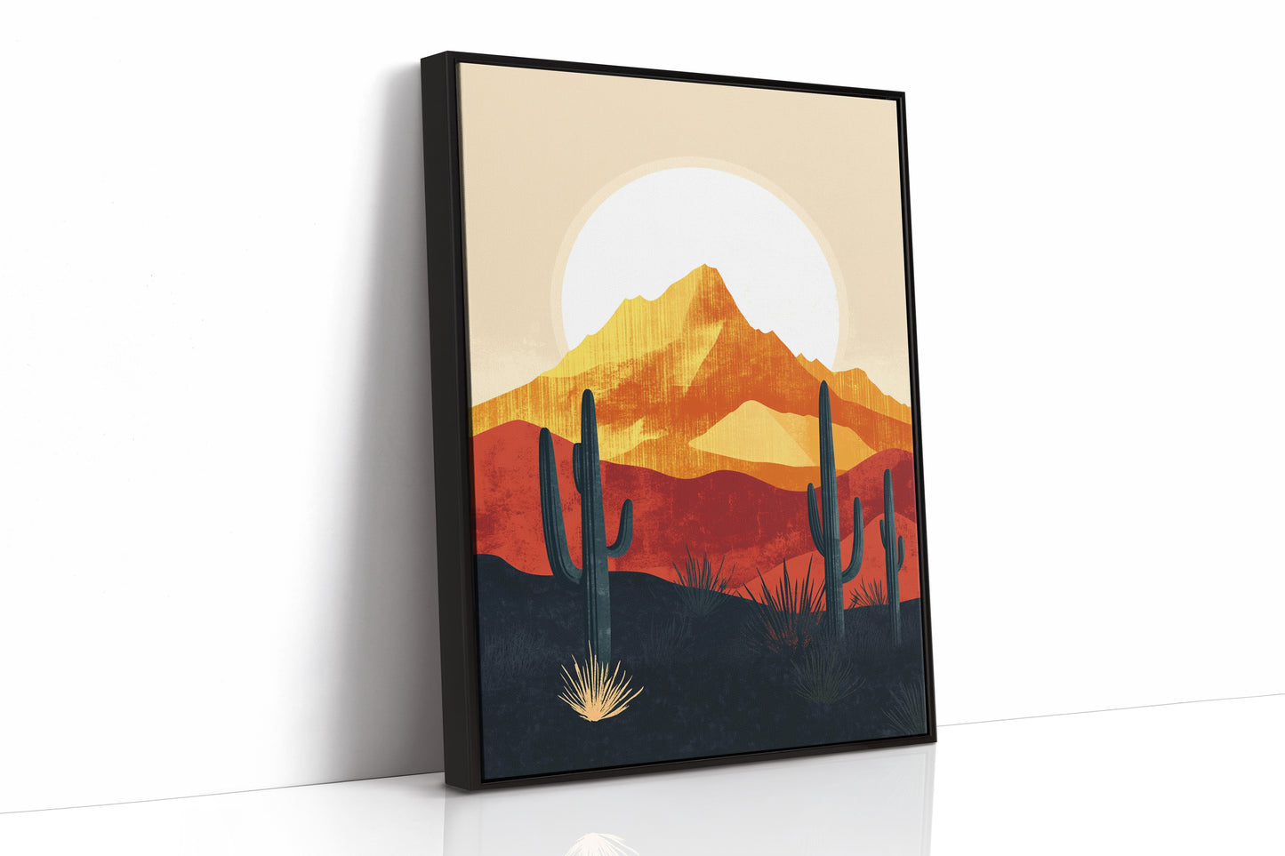 AL0017 - Black Framed Canvas image 1